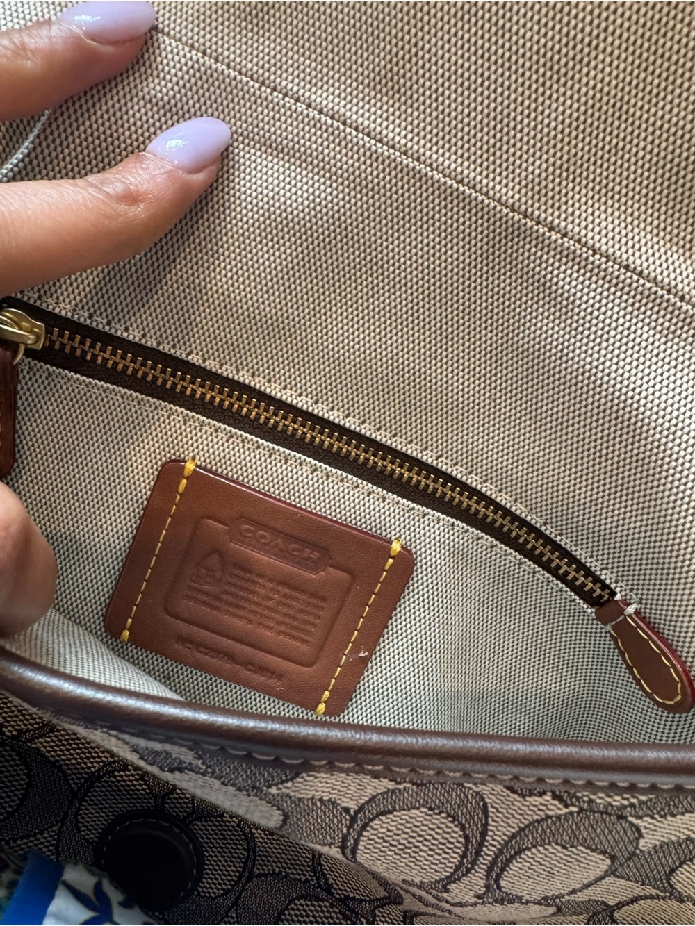 Coach Soho Flap Bag in Signature Jacquard - Picture 7 of 7